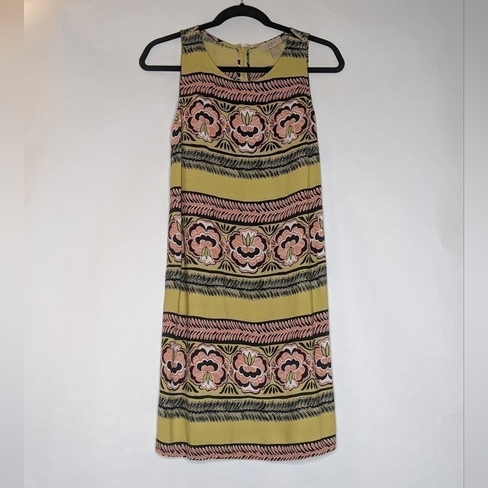 ANN TAYLOR DRESS SLEEVELESS Yellow